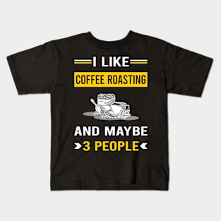 3 People Coffee Roasting Kids T-Shirt